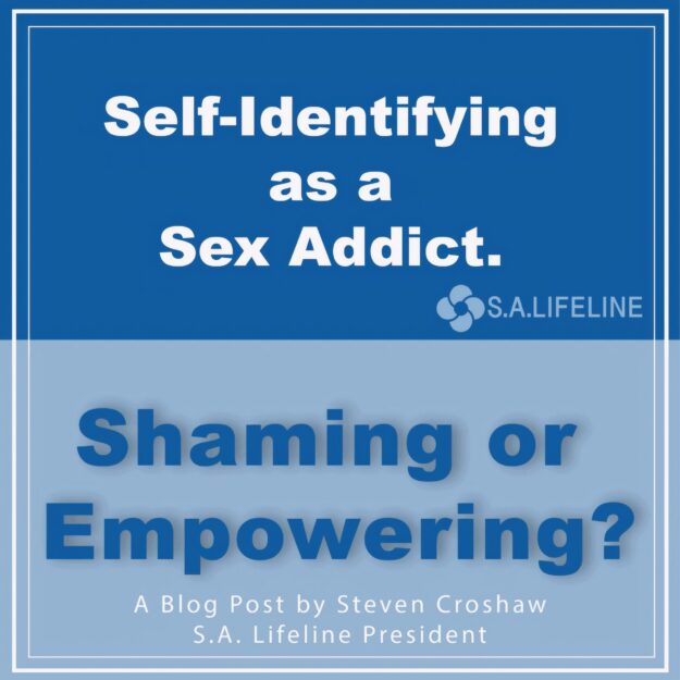 Self-identifying as a sex addict